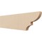Ekena Millwork 2in. W x 8in. H x 28in. L Ridgewood Woodgrain TimberThane Rafter Tail, Primed Tan RFTUR02X08X28RIDRCPR - alternate 1